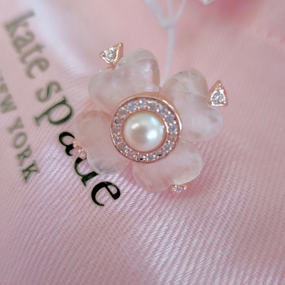 KATE SPADE NEW YORK SPADE FLOWER RING - Picture 12 of 14